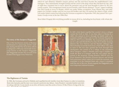 Information Boards on the Righteous Muslims. Muslims Who Saved Jews in the Holocaust